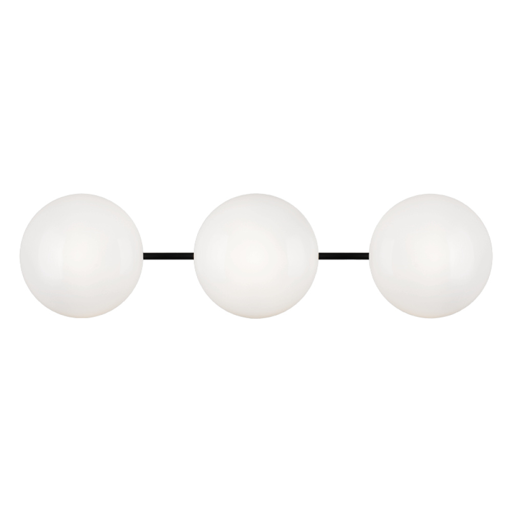 Pearlesque Matte Black Wall Sconce