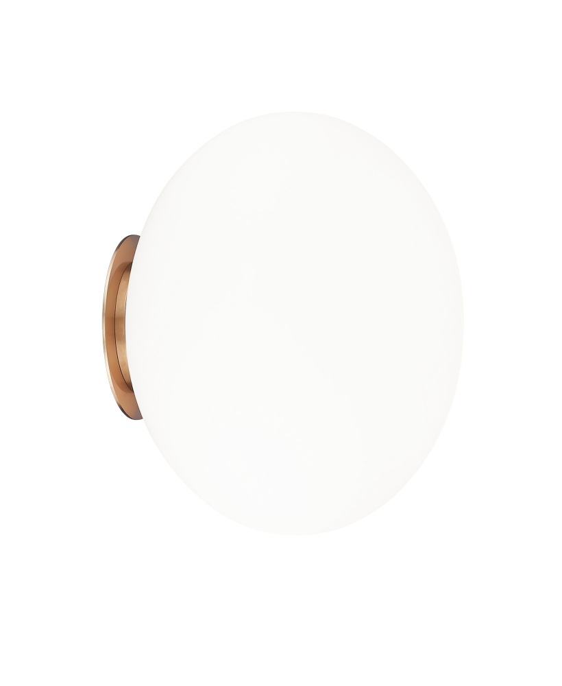 Mayu Aged Gold Brass Wall Sconce / Ceiling Mount