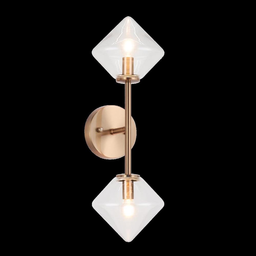 Novo Aged Gold Brass Wall Sconce