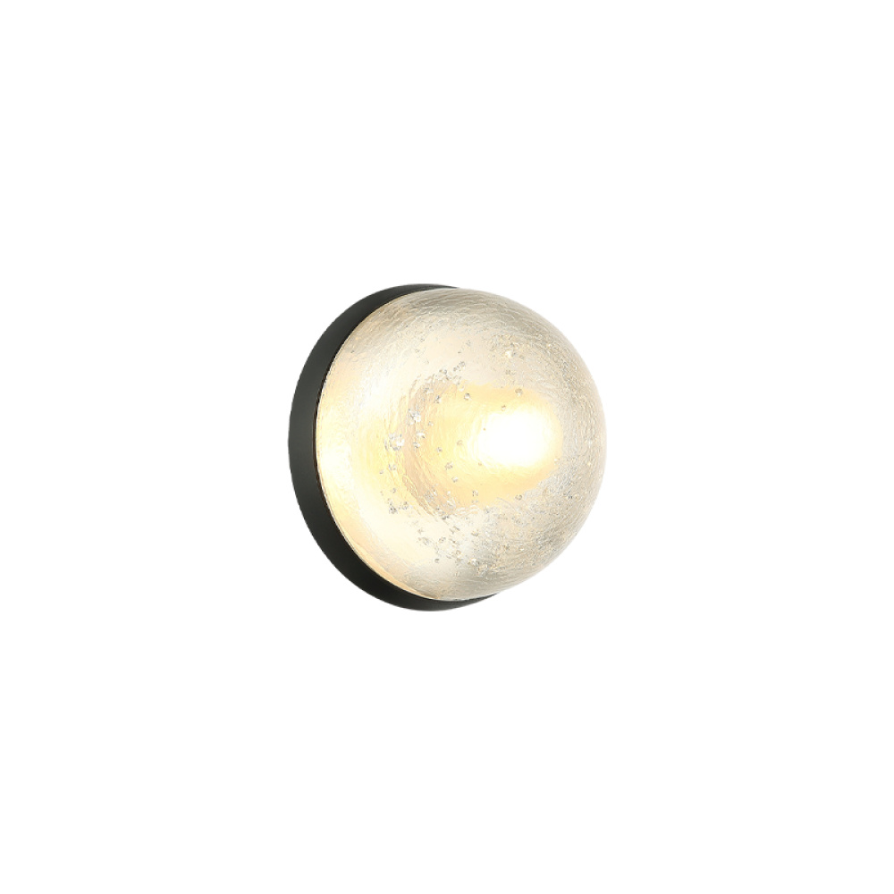 Misty Matte Black Wall Sconce / Ceiling Mount