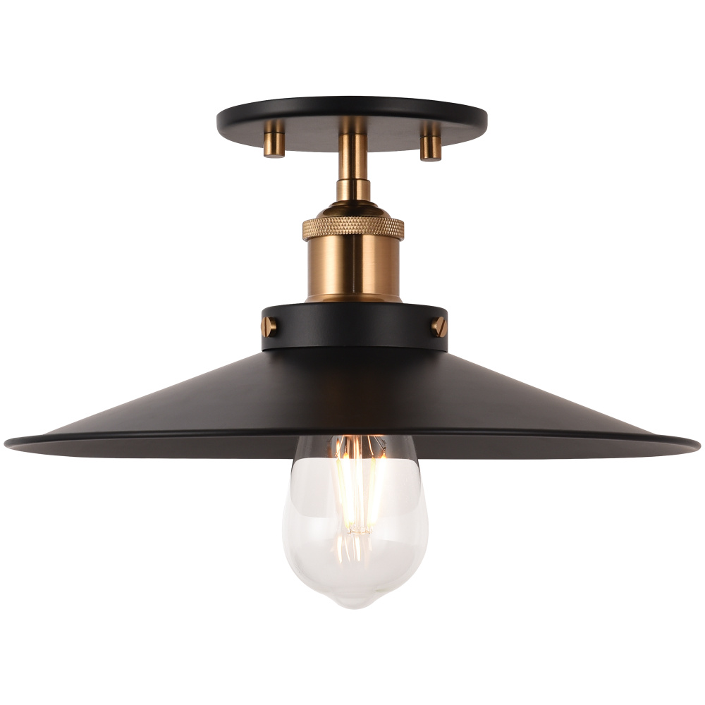 Bulstrode's Workshop Aged Gold Brass Ceiling Mount