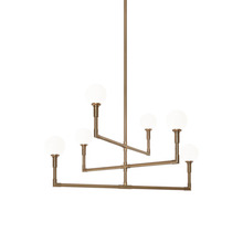 Matteo Lighting C64806AGOP - Candlestix Chandelier