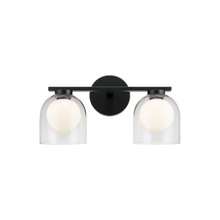 Matteo Lighting W60702BKCL - Derbishone Wall Sconce