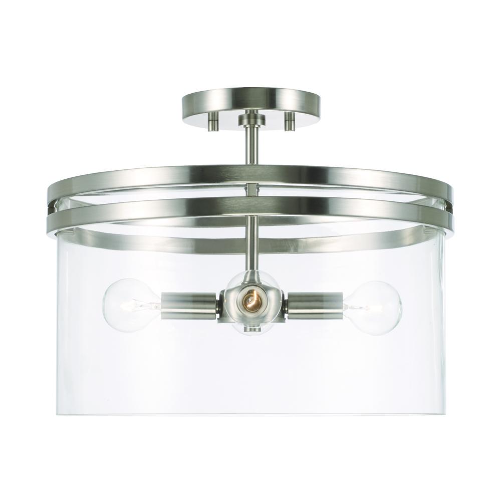 4 Light Dual Mount Semi-Flush/Pendant