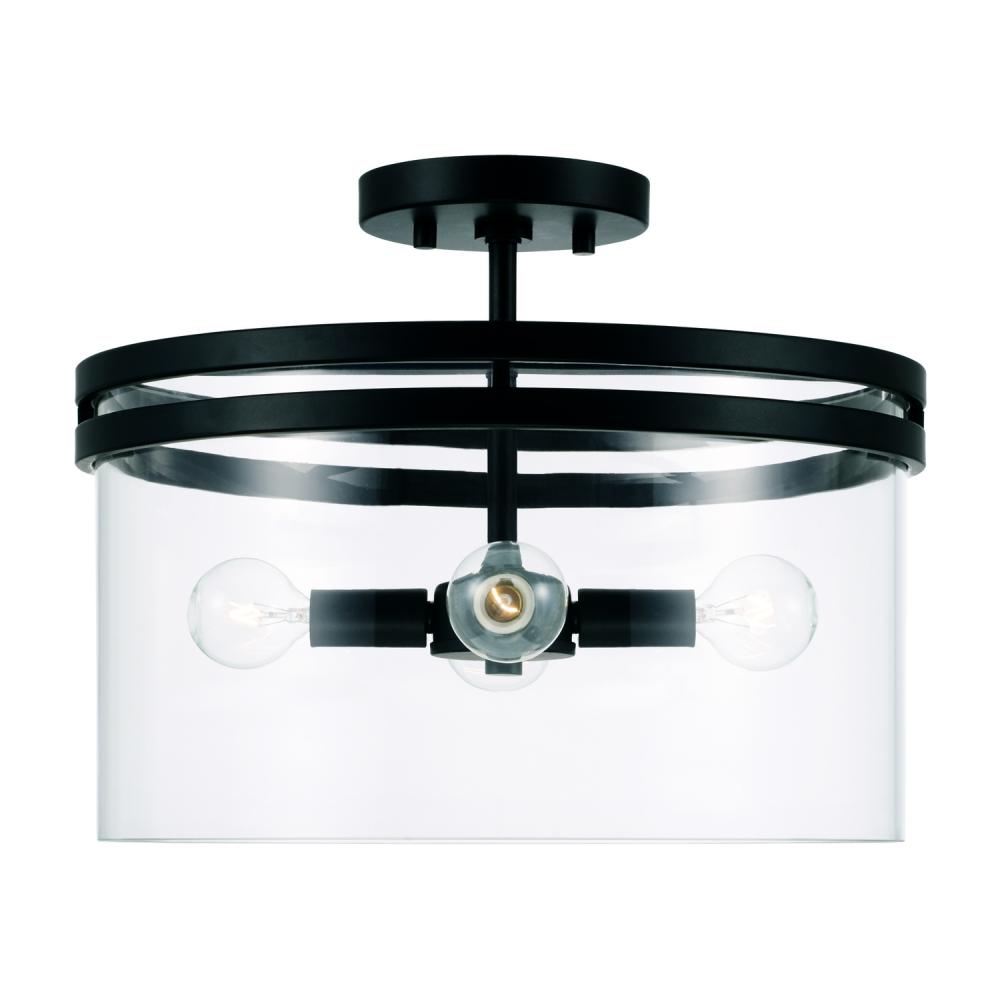 4 Light Dual Mount Semi-Flush/Pendant