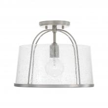 Capital Canada 247011BN - 1 Light Semi-Flush