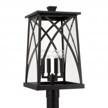 Capital Canada 946543BK - 4 Light Outdoor Post Lantern