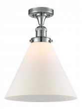 Innovations Lighting 517-1CH-PC-G41-L-LED - Cone - 1 Light - 12 inch - Polished Chrome - Semi-Flush Mount