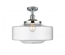 Innovations Lighting 517-1CH-PC-G692-16-LED - Bridgeton - 1 Light - 12 inch - Polished Chrome - Semi-Flush Mount