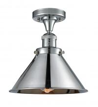 Innovations Lighting 517-1CH-PC-M10-PC-LED - Briarcliff - 1 Light - 10 inch - Polished Chrome - Semi-Flush Mount