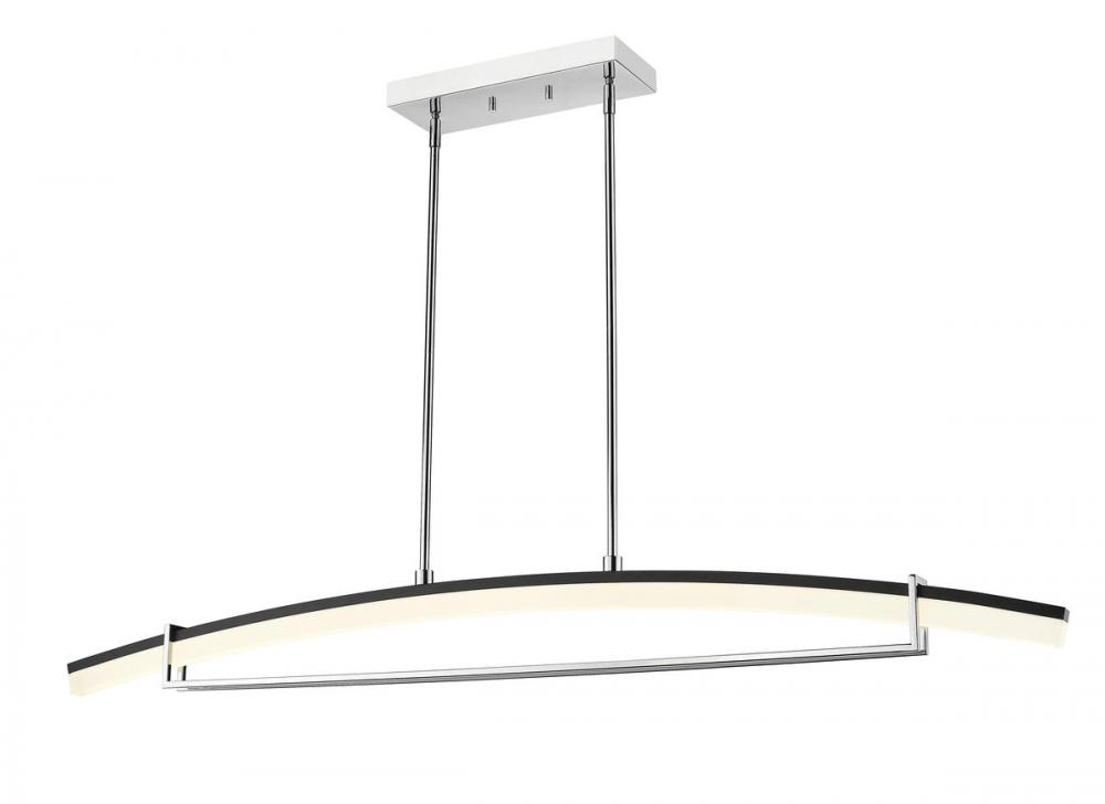 1 Light Linear Chandelier