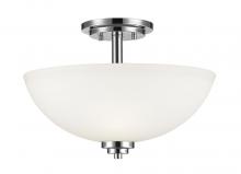 Z-Lite 443SF-CH - 3 Light Semi Flush Mount