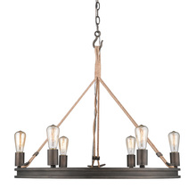 Golden Canada 1048-6 GMT - Chatham 6 Light Chandelier in Gunmetal Bronze