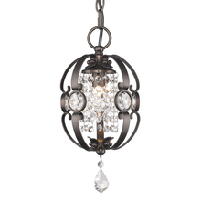 Golden Canada 1323-M1L EBB - Ella Mini Pendant in Brushed Etruscan Bronze