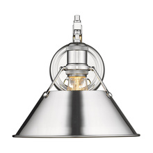 Golden Canada 3306-1W CH-CH - Orwell 1-Light Wall Sconce in Chrome