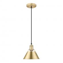 Golden Canada 3306-S BCB-BCB - Orwell BCB Small Pendant - 7 in Brushed Champagne Bronze with Brushed Champagne Bronze shade