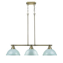 Golden Canada 3602-3LP AB-SF - 3 Light Linear Pendant