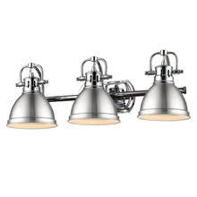 Golden Canada 3602-BA3 CH-PW - Duncan 3 Light Bath Vanity