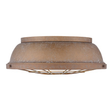 Golden Canada 7312-FM16 CP - Bartlett Flush Mount in Copper Patina