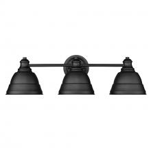 Golden Canada 7313-BA3 BLK - Rebel 3 Light Bath Vanity in Matte Black