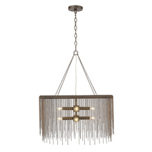 Golden Canada 9905-8P RBZ - Cleo 8 Light Pendant in Rubbed Bronze