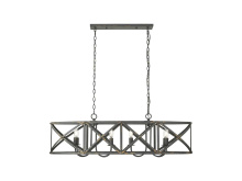 Golden Canada 0890-LP ABI - Alcott Linear Pendant in Antique Black Iron with No Shade