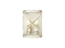 Golden Canada 0890-WSC AI - Alcott 2 Light Wall Sconce in Antique Ivory with No Shade