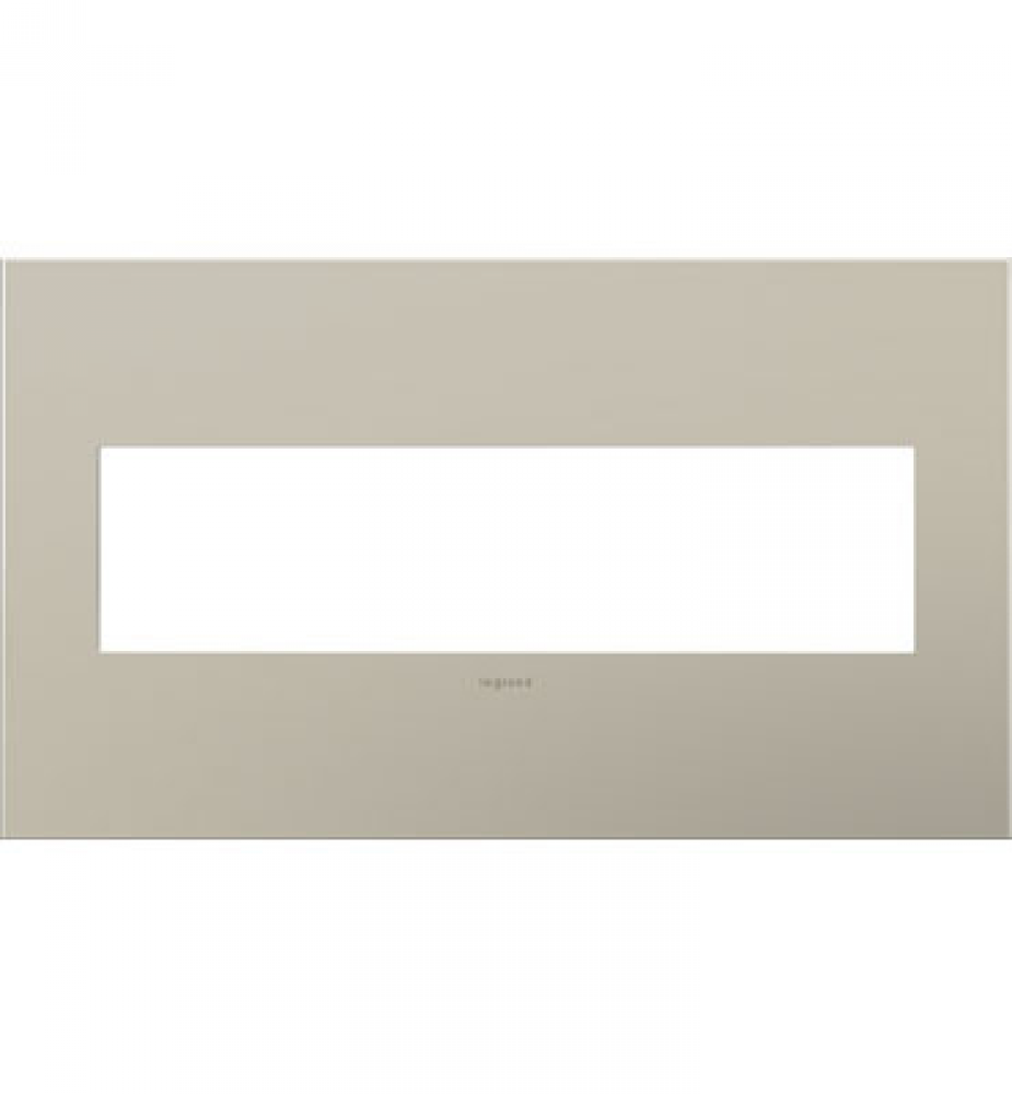 Satin Nickel, 4-Gang Wall Plate