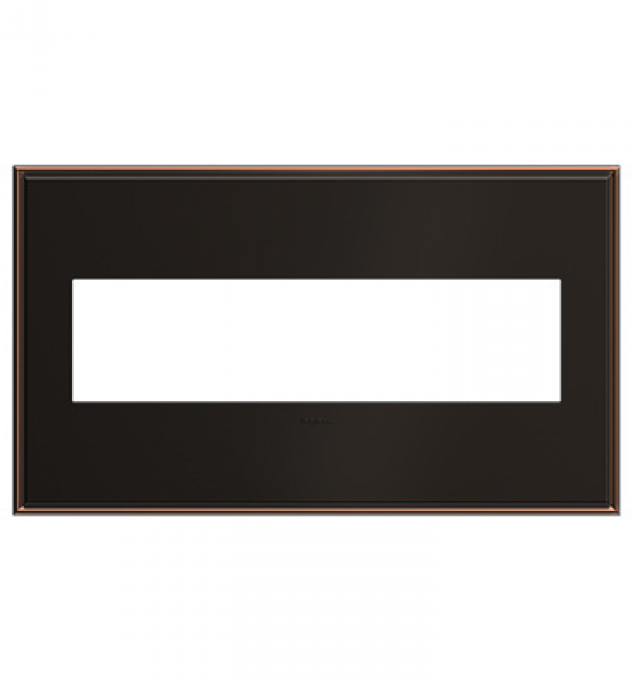 Oil Rubbed Bronze, 4-Gang  Wall Plate