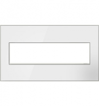 Legrand Canada AWM4GMW4 - Mirror White, 4-Gang Wall Plate