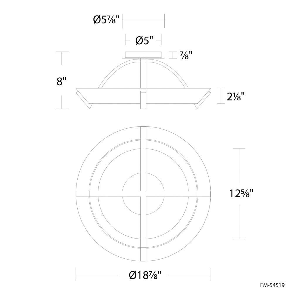 Copa Flush Mount Light