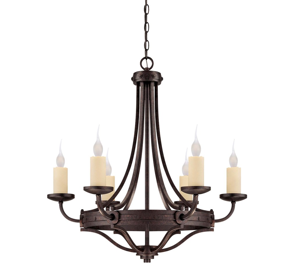 Elba  6 Light Chandelier