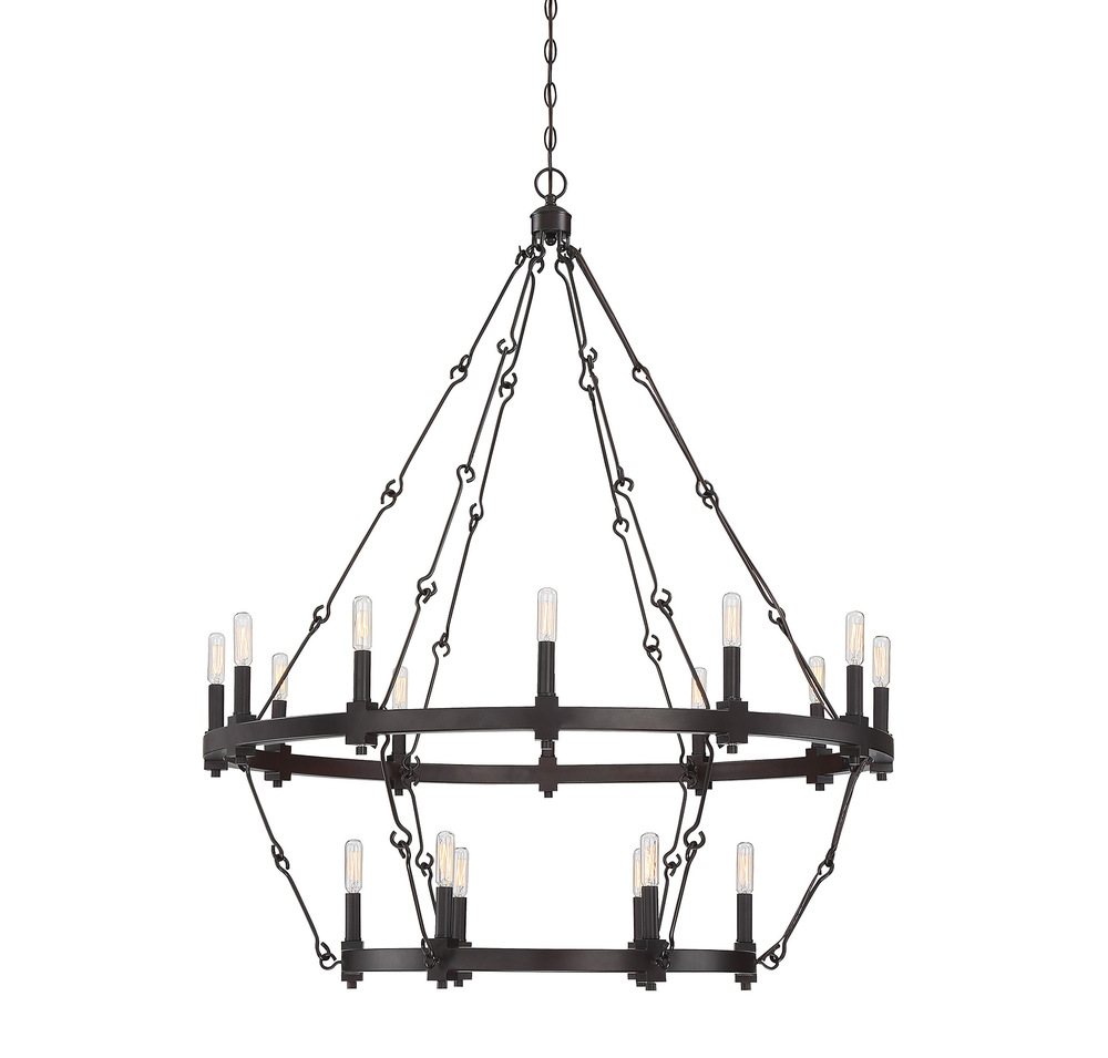 Adria 18-Light Chandelier in English Bronze