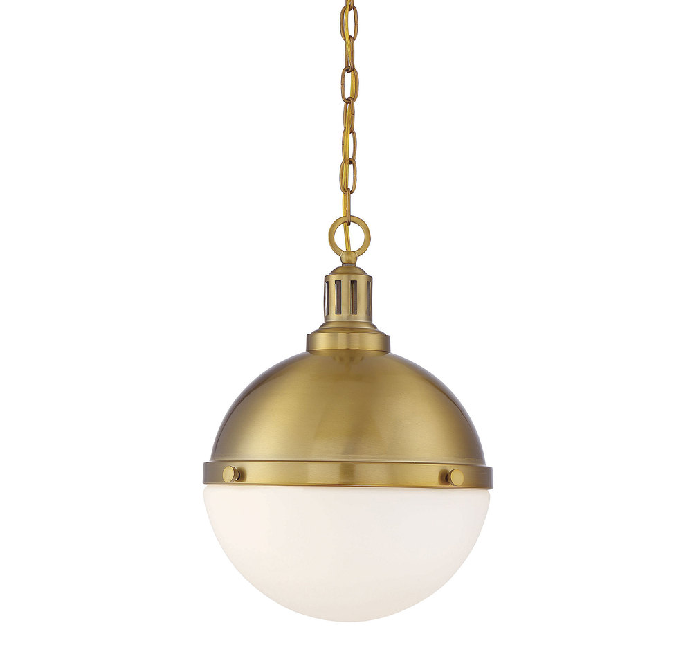 Lilly 2-light Pendant In Warm Brass