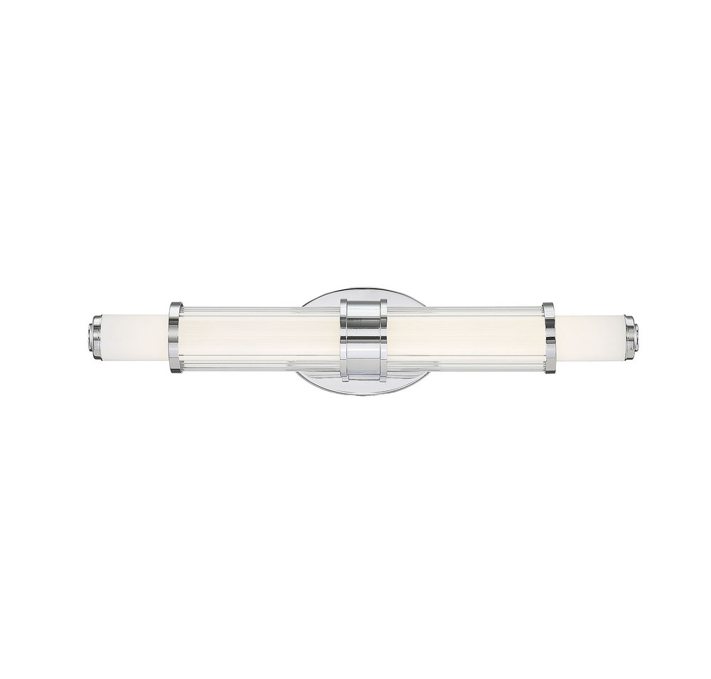 Delaney Led Bathroom Vanity Light In Chrome