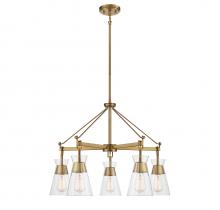 Savoy House Canada 1-1832-5-322 - Lakewood 5-Light Chandelier in Warm Brass