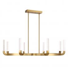 Savoy House Canada 1-2507-8-322 - Del Mar 8-Light LED Chandelier in Warm Brass by Breegan Jane