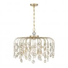 Savoy House Canada 1-3598-6-127 - Irina 6-Light Chandelier in Noble Brass