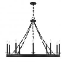 Savoy House Canada 1-4405-10-89 - Seville 10-Light Chandelier in Matte Black