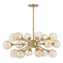 Savoy House Canada 1-7935-18-322 - Matisse 18-Light Chandelier in Warm Brass