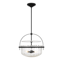 Savoy House Canada 6-4723-4-89 - Denmar 4-Light Convertible Semi-Flush or Pendant in Matte Black