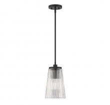 Savoy House Canada 7-1742-1-89 - Chantilly 1-Light Pendant in Matte Black