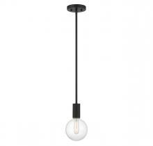 Savoy House Canada 7-3075-1-89 - Wright 1-Light Mini-Pendant in Matte Black