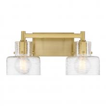 Savoy House Canada 8-1030-2-322 - Dover 2-Light Bathroom Vanity Light in Warm Brass