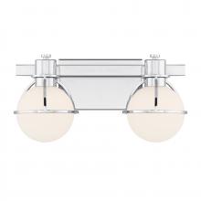 Savoy House Canada 8-1060-2-11 - Pierce 2-Light Bathroom Vanity Light in Chrome