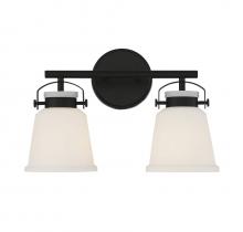 Savoy House Canada 8-1627-2-BK - Kaden 2-Light Bathroom Vanity Light in Matte Black