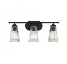 Savoy House Canada 8-1745-3-BK - Chantilly 3-Light Bathroom Vanity Light in Matte Black