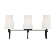 Savoy House Canada 8-2542-3-89 - Cameron 3-Light Bathroom Vanity Light in Matte Black