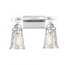 Savoy House Canada 8-560-2-11 - Albany 2-Light Bathroom Vanity Light in Polished Chrome