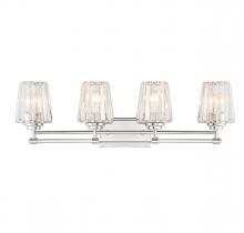 Savoy House Canada 8-6001-4-109 - Garnet 4-Light Bathroom Vanity Light in Polished Nickel